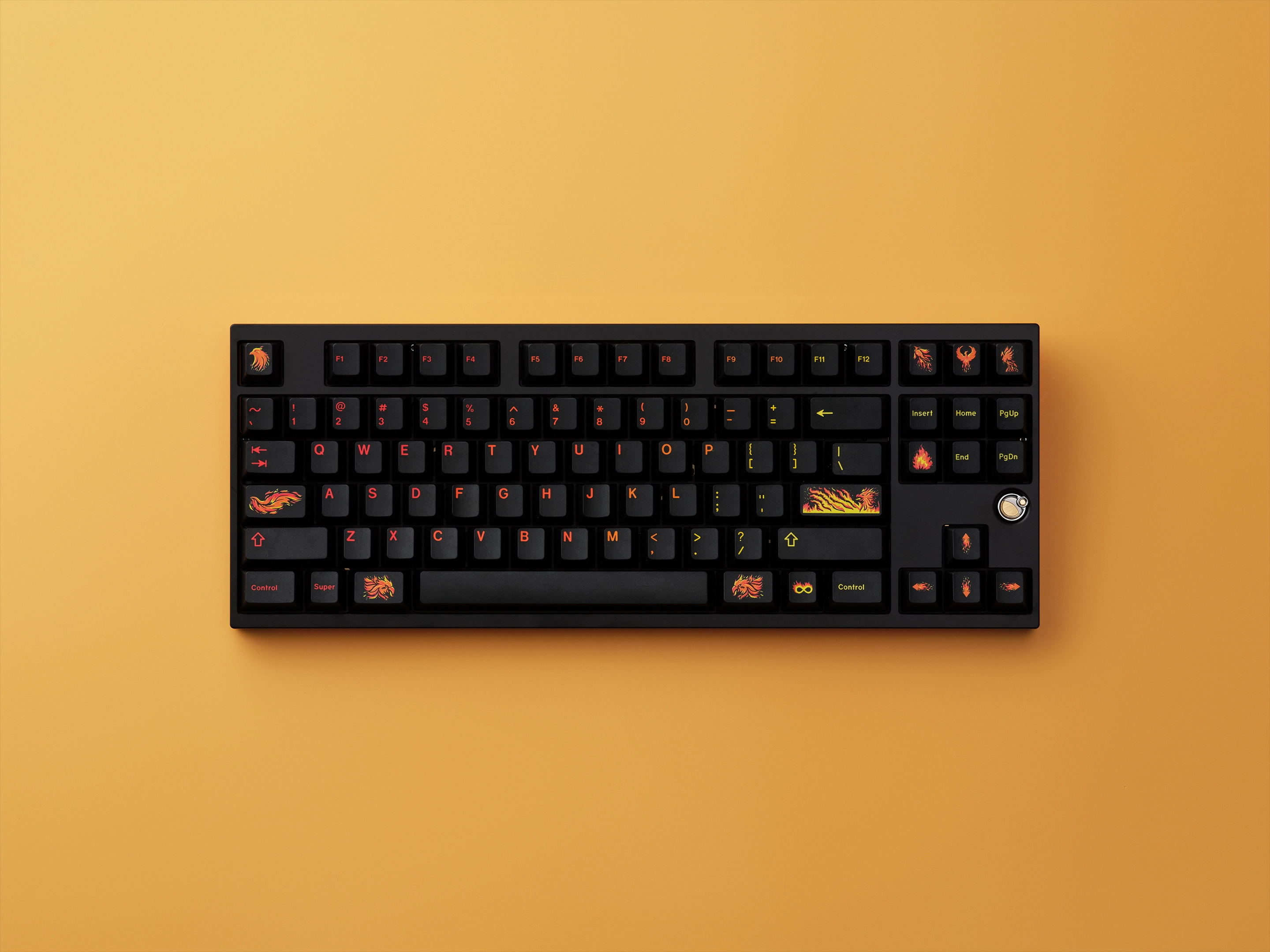 GSK keycaps 旧正月 GMK CYL Phoenix Keycap Set | Premium Keycaps with Vivid Colors for